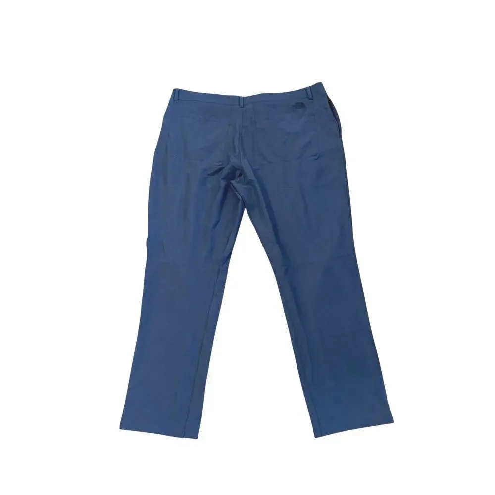 The North Face Solo Pant Performance hiking travel Shady Blue Mens 44 x 33 NEW